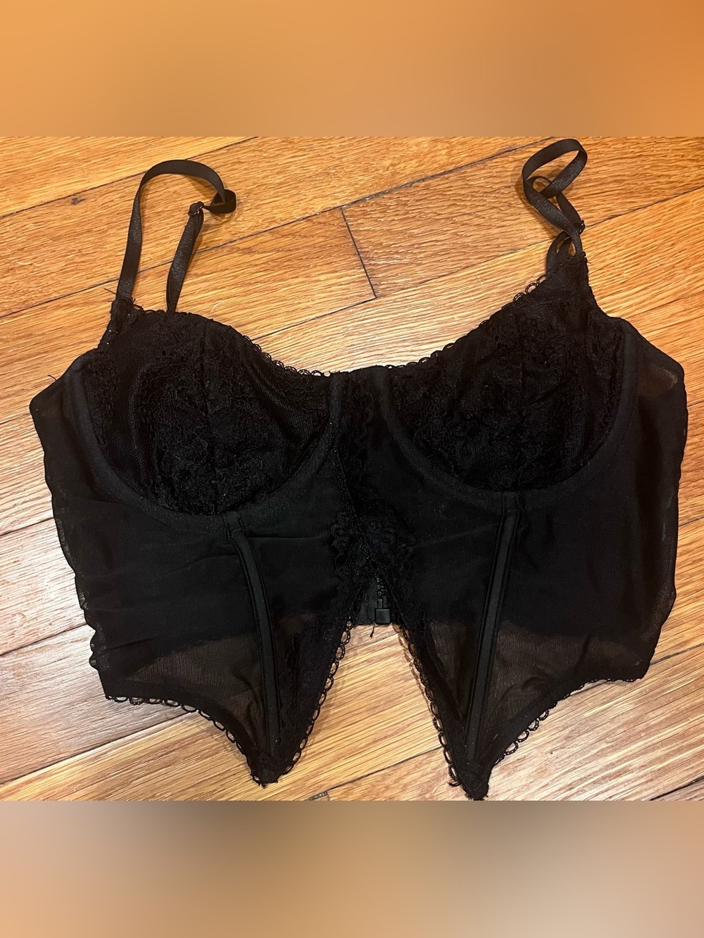 Black corset top